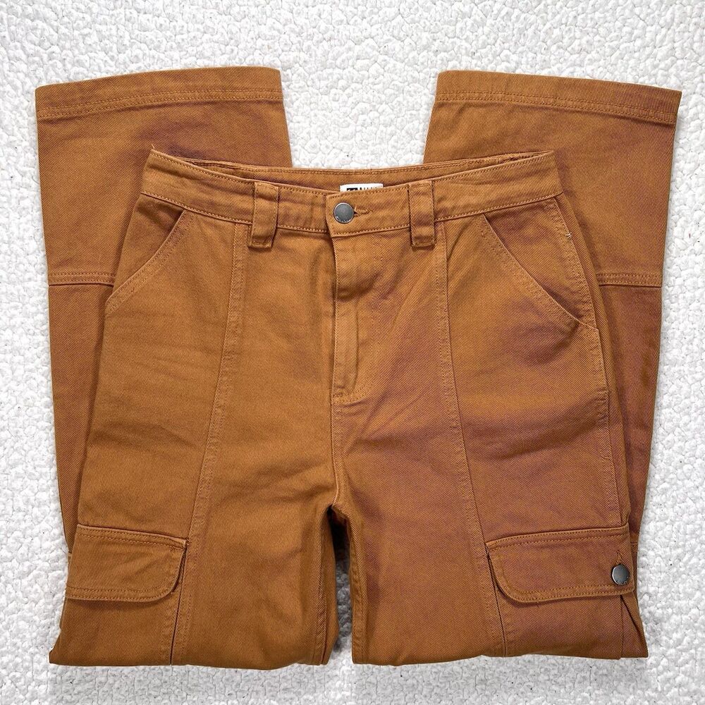 Billabong Cargo Pants Women's 25 (27x28) Rust Utility Workwear Streetwear Skater